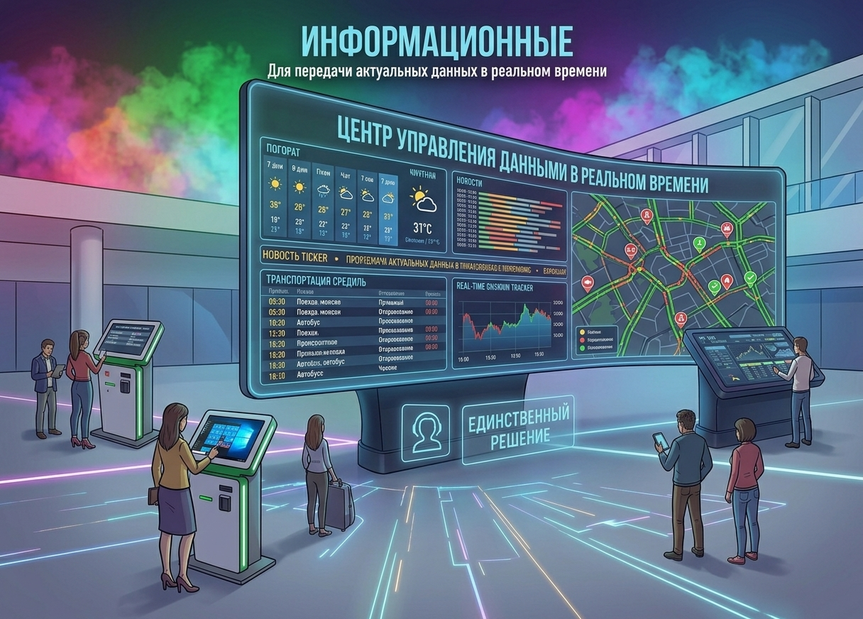Информационный светодиодный пилон