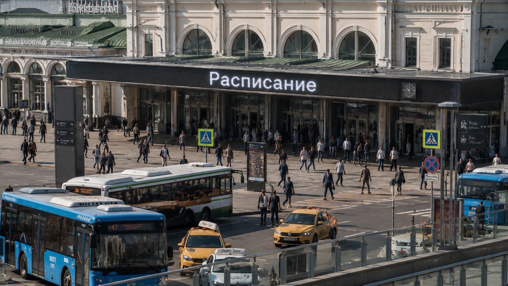 Бегущая строка уличная белая 9984×272 см