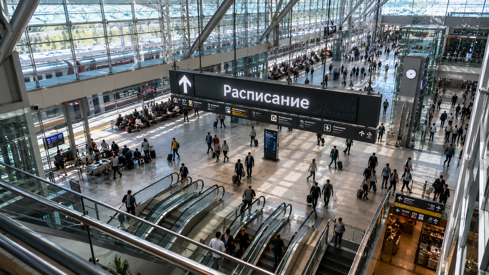 Бегущая строка для помещений белая 320×80 см