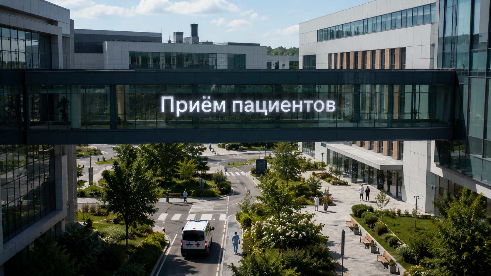 Бегущая строка уличная белая 15040×3072 см
