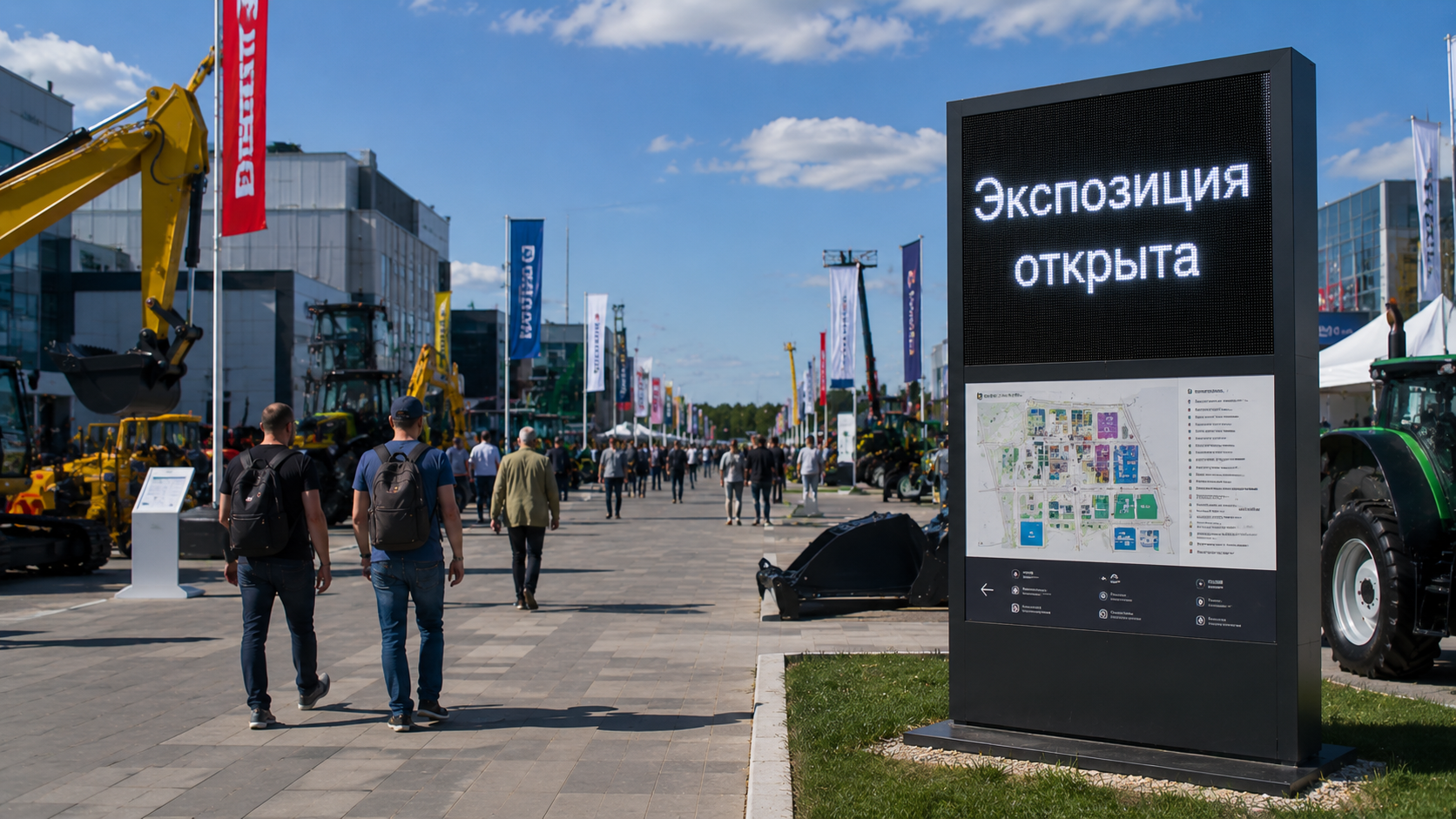 Бегущая строка уличная белая 26912×12048 см