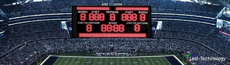 Электронное табло для спорта