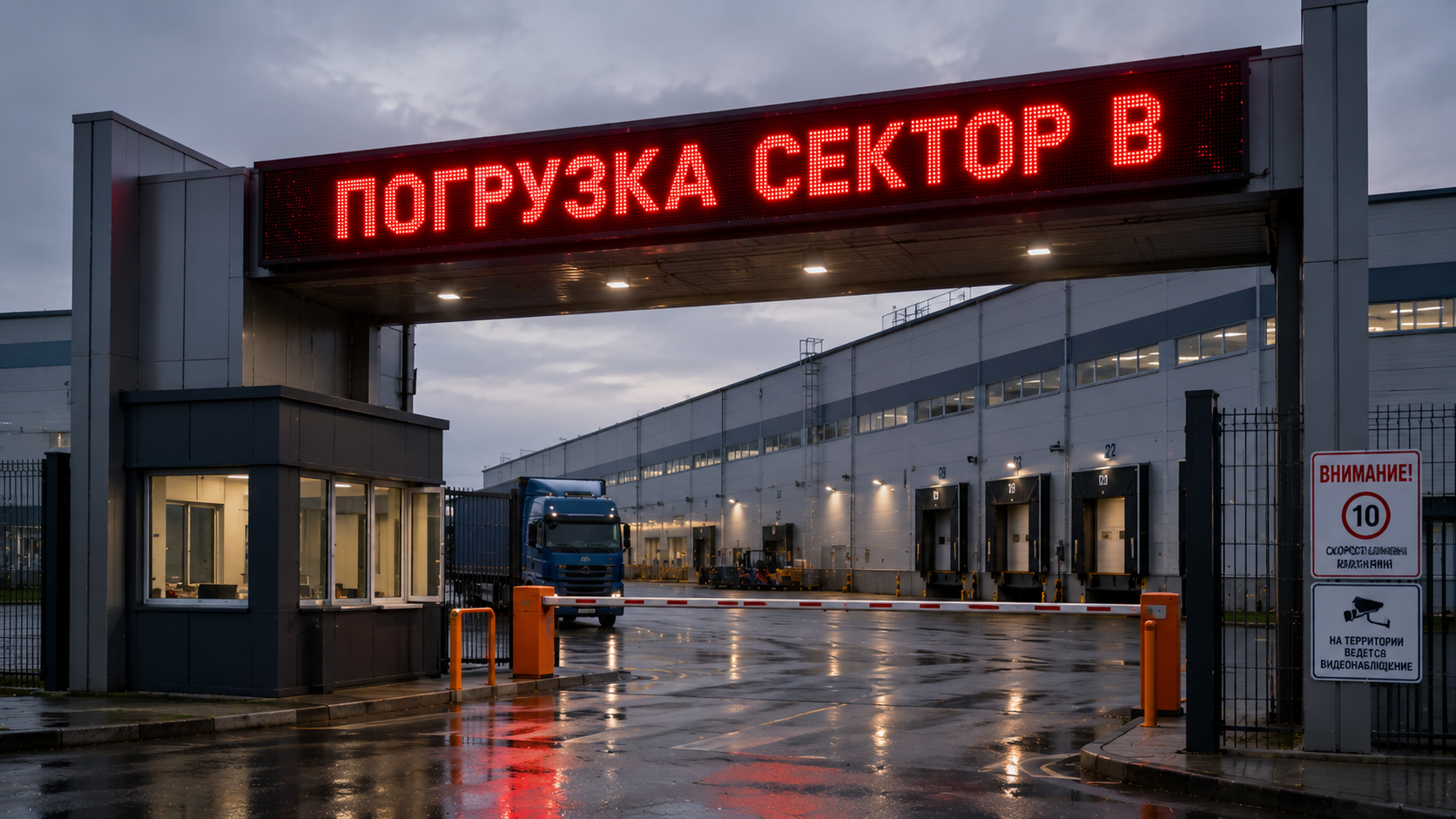 Бегущая строка уличная красная 64×112 см