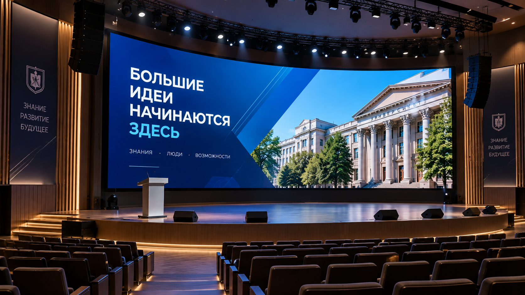 LED-экран для помещений 18432×5584 см