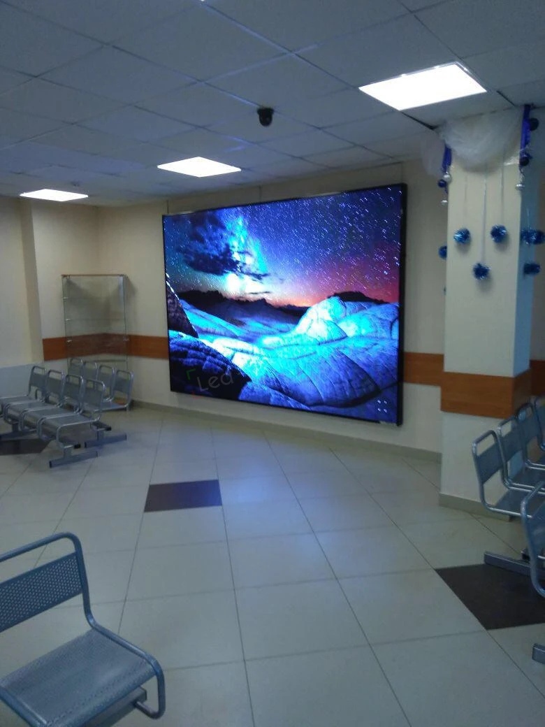 Установка светодиодного экрана в школе Санкт-Петербурга, фото 4