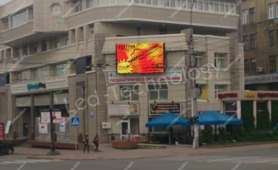 Внешний led-экран для клиники «Альфа мед», фото 2