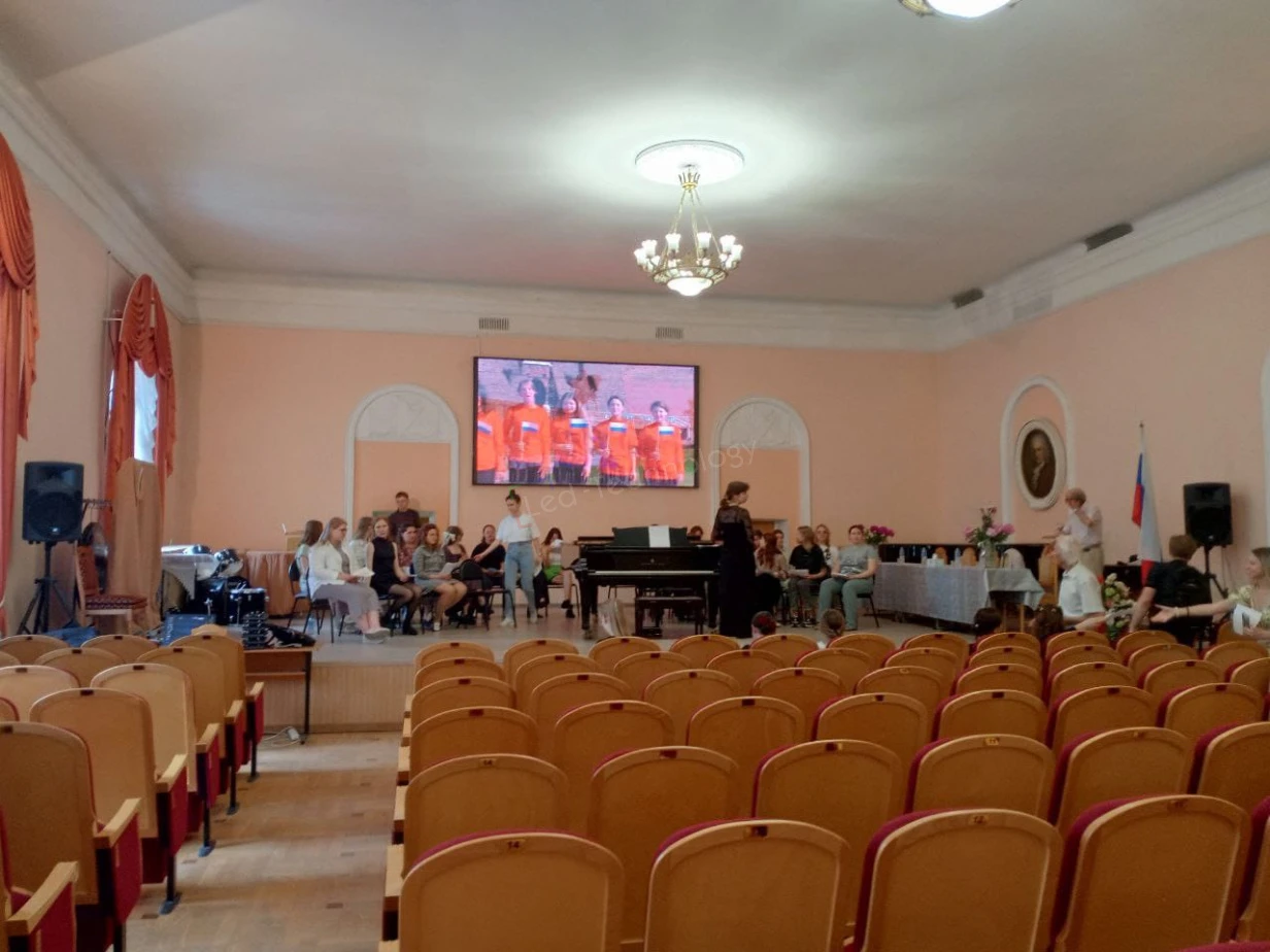 Светодиодный видеоэкран для музыкального колледжа в Коломне, фото 2