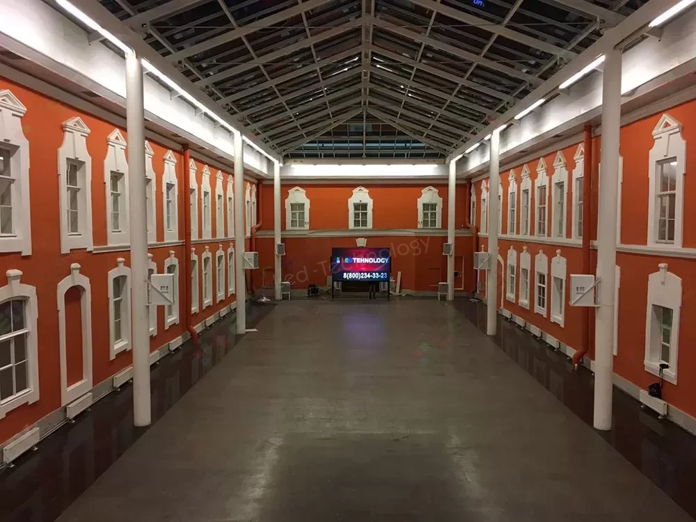 Установки внутреннего Led-экрана в Петропавловской крепости, фото 4