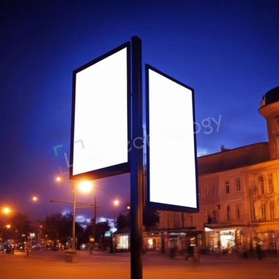 Светодиодный уличный экран на билборде. Нягань, фото 1