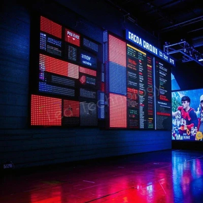 Светодиодные экраны для демонстрации футбольного матча. Томск, фото 1