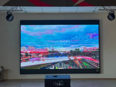 Установка Led экрана в рамках повышение уровня цифрового оснащения школы, фото 3