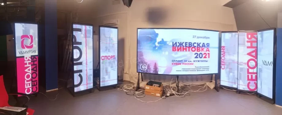 Светодиодный экран для телерадиовещательной компании в Ижевске, фото 2