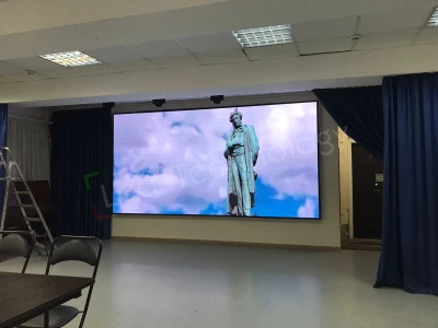 Монолитный Led экран для районного Дома Культуры. Ногинск, фото 3