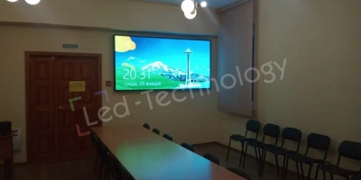 Установка Led-экрана в конференц-зале администрации Усть-Кут, фото 4