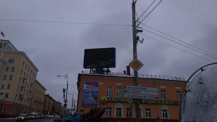 Модернизация  уличного светодиодного экрана в Смоленске, фото 2