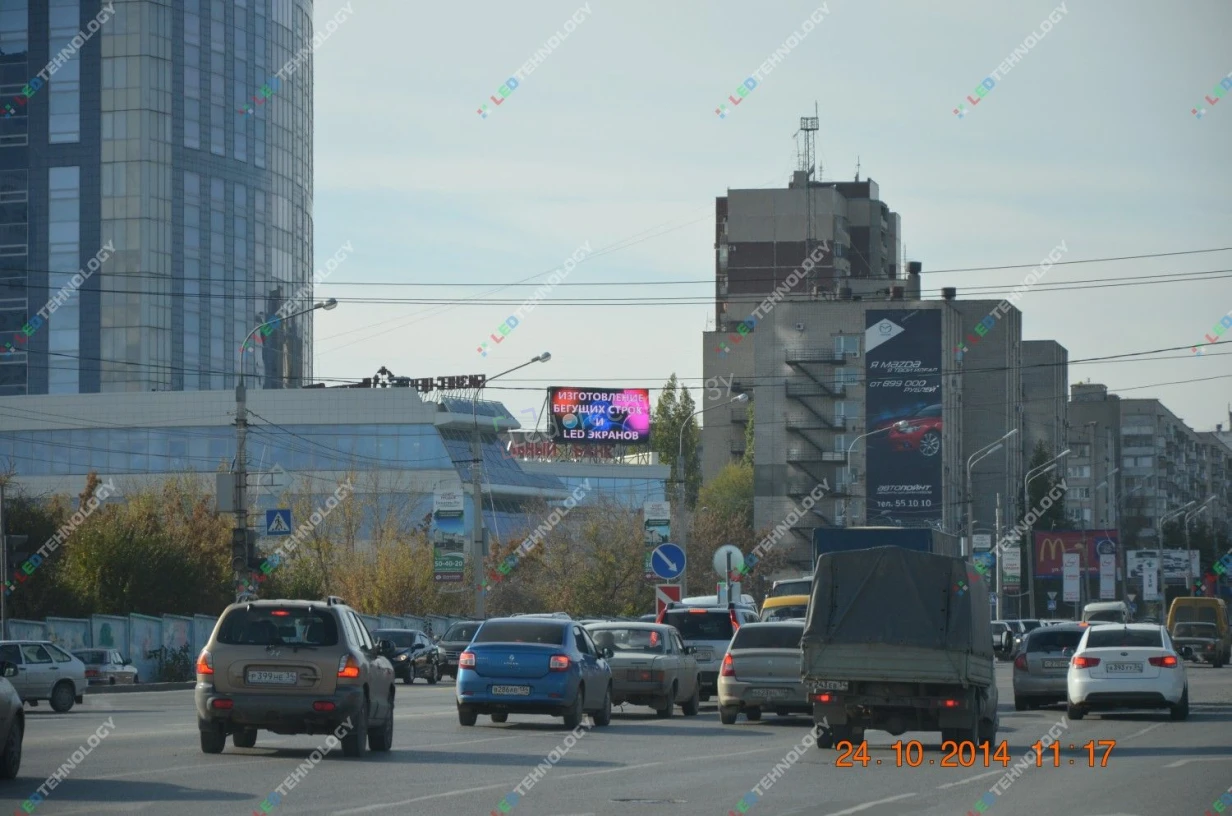 Наружный led-экран в бизнес центр. Волгоград, фото 4