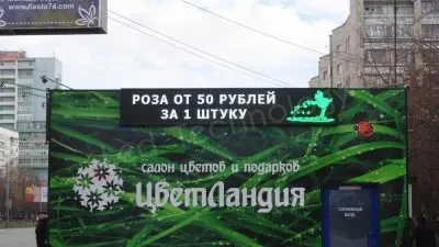 Светодиодные табло для цветочного магазина в Челябинске, фото 2