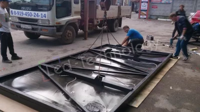 Светодиодный экран на крыше торгового центра «Строймастер». Пермь, фото 3