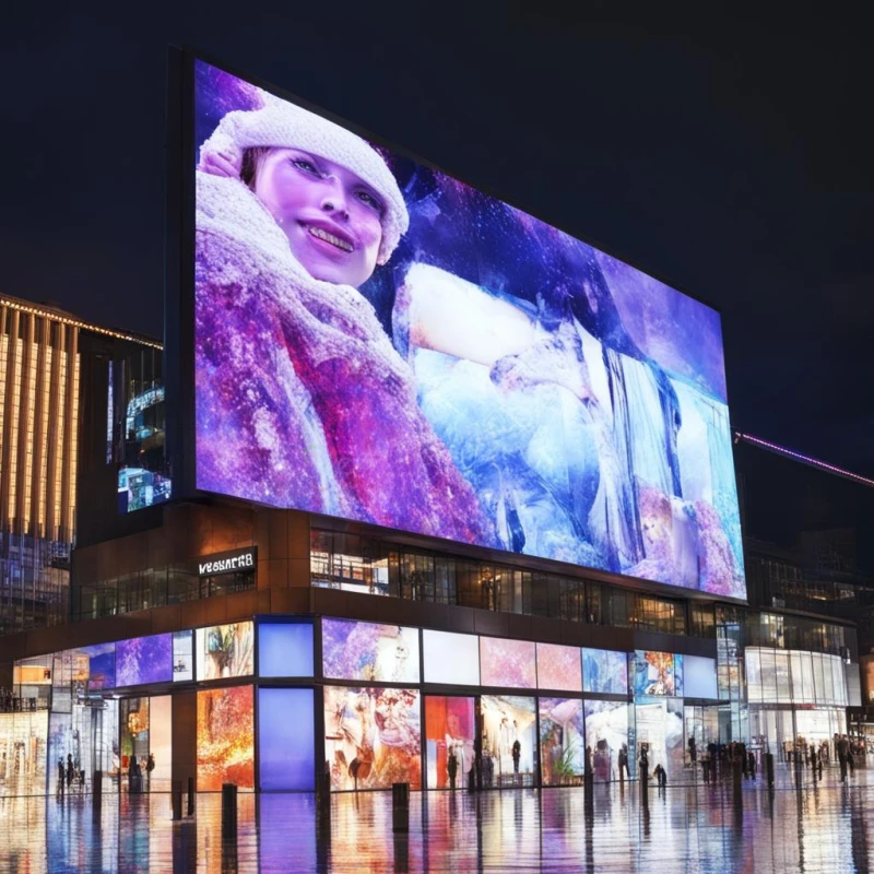 Внешний led-экран на торговом центре в Анапе, фото 1