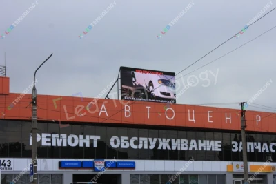 Уличный led-экран для торгового комплекса в Барнауле, фото 4