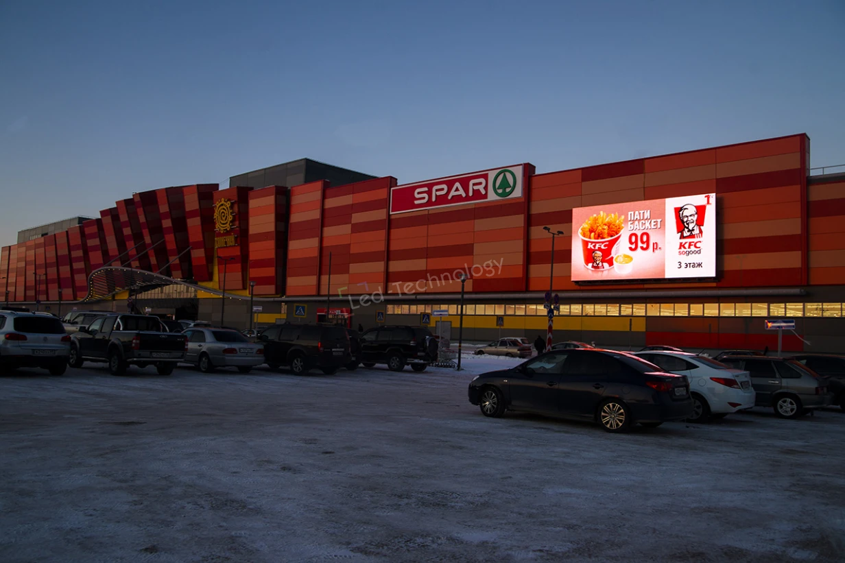 Внешний led-экран для ТЦ «Победа». Новый-Уренгой, фото 3