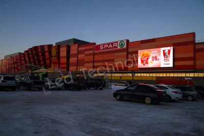 Внешний led-экран для ТЦ «Победа». Новый-Уренгой, фото 3