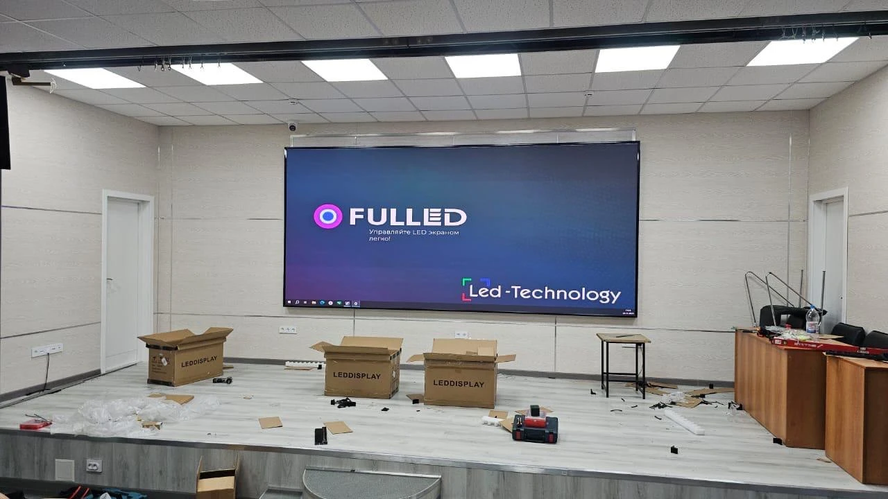 Цифровизация образования: LED-экран с высокой детализацией в Ачинском педагогическом колледже, фото 4