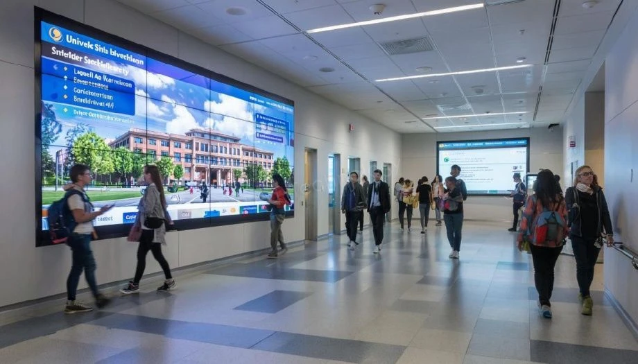Успешная установка внутреннего и уличного LED-экранов в колледже бизнес-технологий, фото 1
