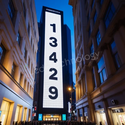 Светодиодная бегущая строка для салона IROOM в Перми, фото 1