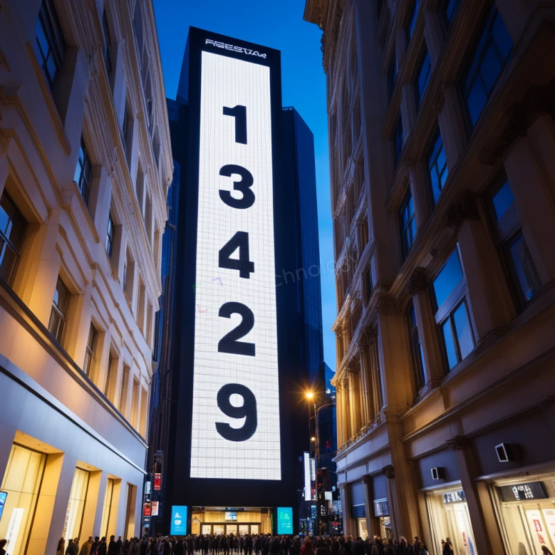 Светодиодная бегущая строка для салона IROOM в Перми, фото 1