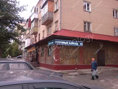 Большая яркая светодиодная вывеска на углу магазина «Кулинария» , фото 3