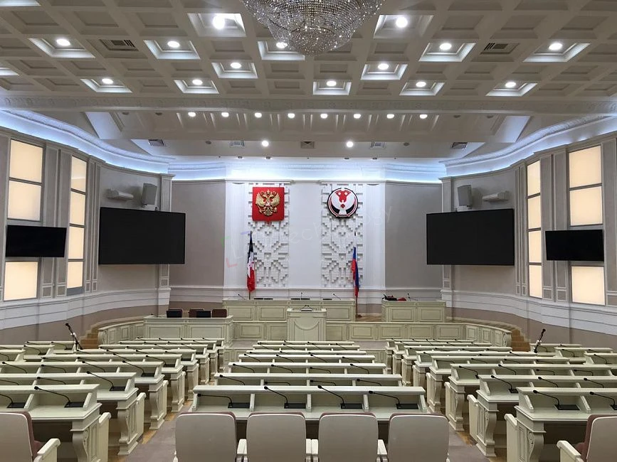 LED экран в зале областного законодательного собрания Ижевска, фото 3