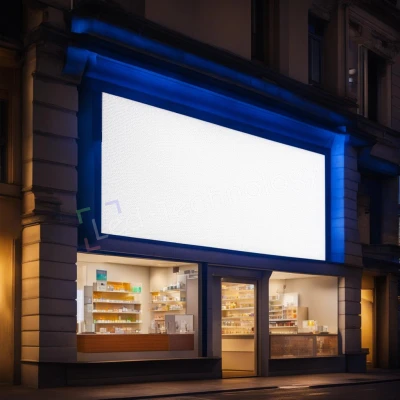 Led экран высокой четкости на фасад аптеки. Барнаул, фото 1
