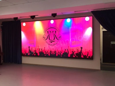 Монолитный Led экран для районного Дома Культуры. Ногинск, фото 4