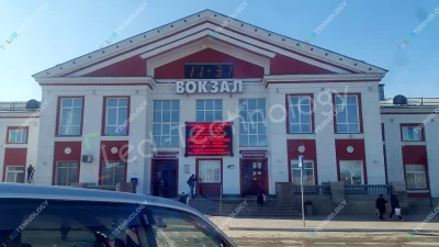 Светодиодная видеовывеска на железнодорожном вокзале, фото 2