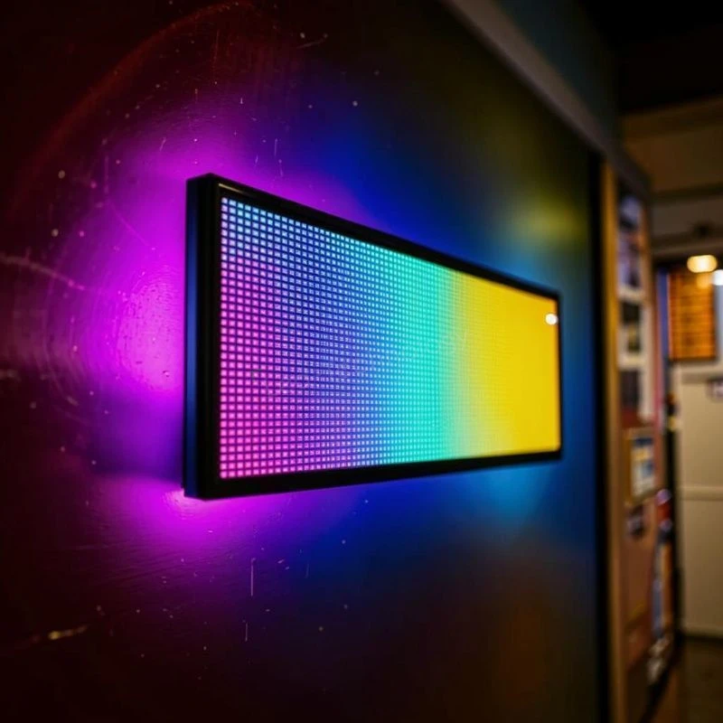 LED-вывеска для магазина одежды «Золотая пора» в Рязани, фото 1