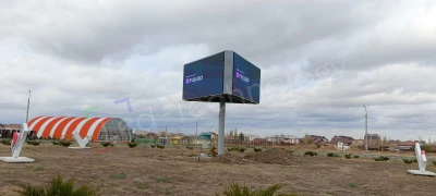 Установка рекламной Led конструкции в рамках модернизации инфраструктуры, фото 2