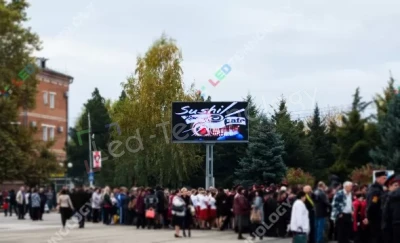 Уличный светодиодный экран в Курганинске, фото 2
