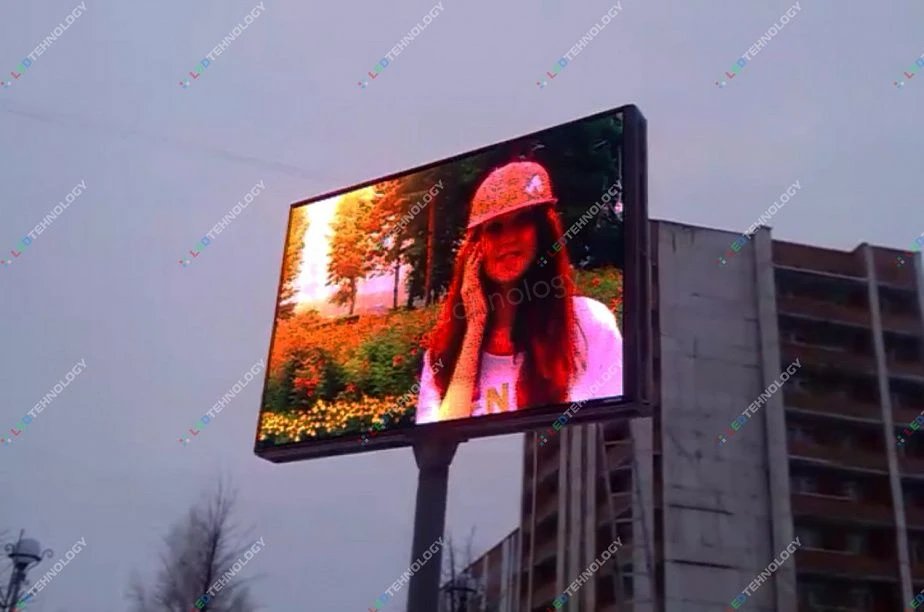 Монолитный Led-экран на билборде. Югра, фото 2