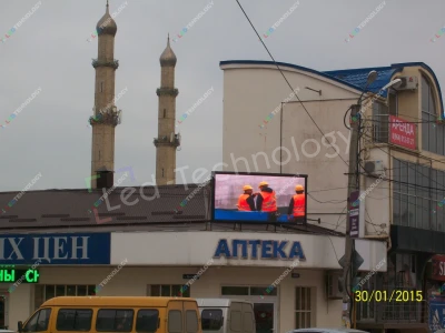 Наружный led-экран для аптеки. Махачкала, фото 3