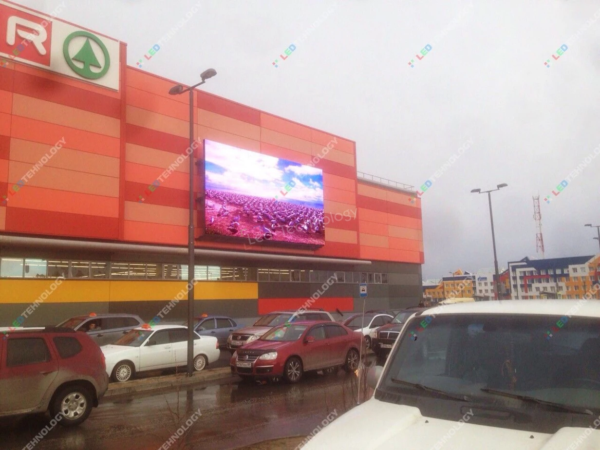 Внешний led-экран для ТЦ «Победа». Новый-Уренгой, фото 2