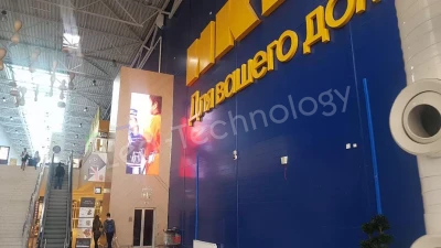 Вертикальный светодиодный видеоэкран для торгово-развлекательного центра, фото 3