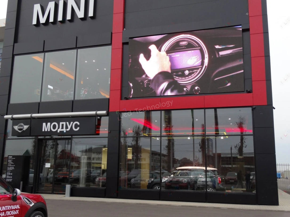 Внешний led-экран для автоцентра «Модус». Краснодар, фото 2