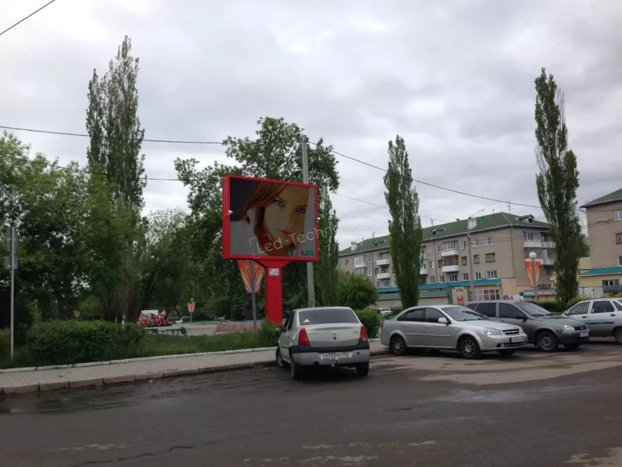 Светодиодный экран «на ноге». Шадринск, фото 2