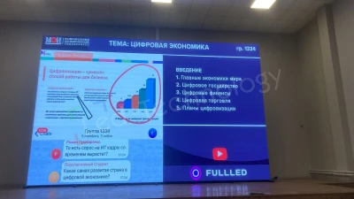 Светодиодный экран для актового зала на 1 000 мест. Вологда, фото 5