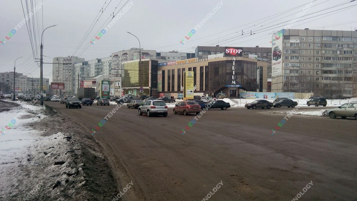 Внешний светодиодный экран для ТЦ «Атриум». Тамбов, фото 2