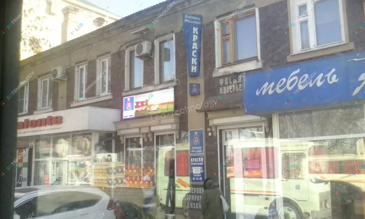 Светодиодная видеовывеска для магазина мебели в Воронеже, фото 3