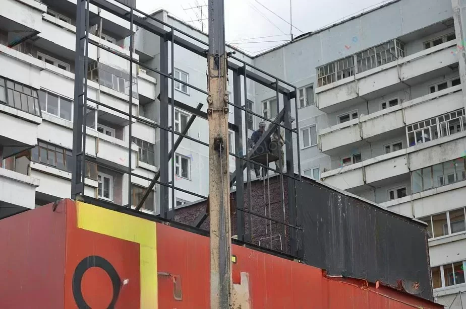 Светодиодный экран на крыше магазина в городе Усть-Илимск, фото 5