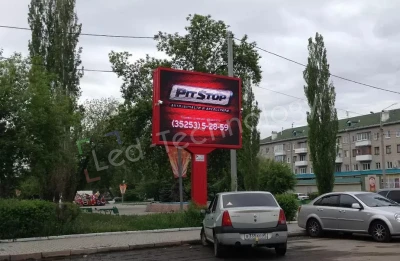 Светодиодный экран «на ноге». Шадринск, фото 3