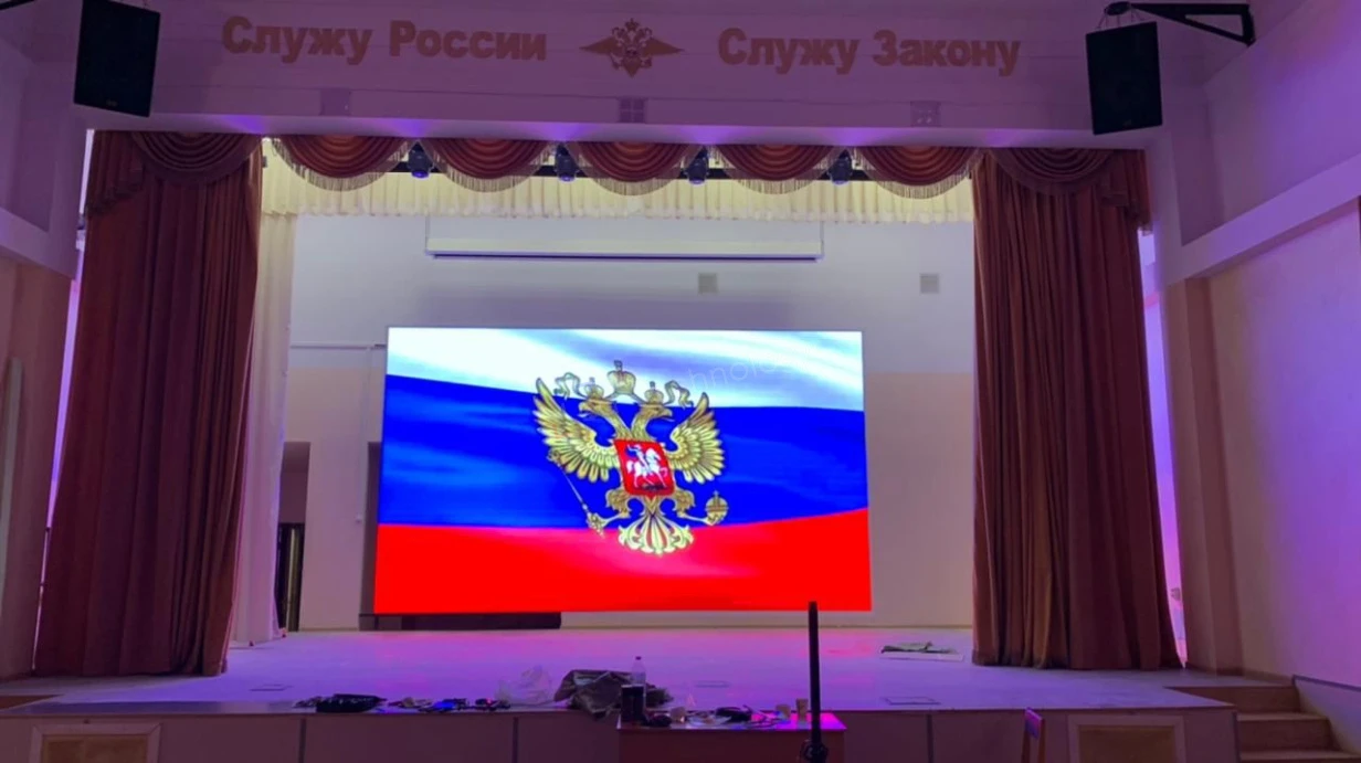 Светодиодный экран для Санкт-Петербургского университета МВД РФ, фото 8